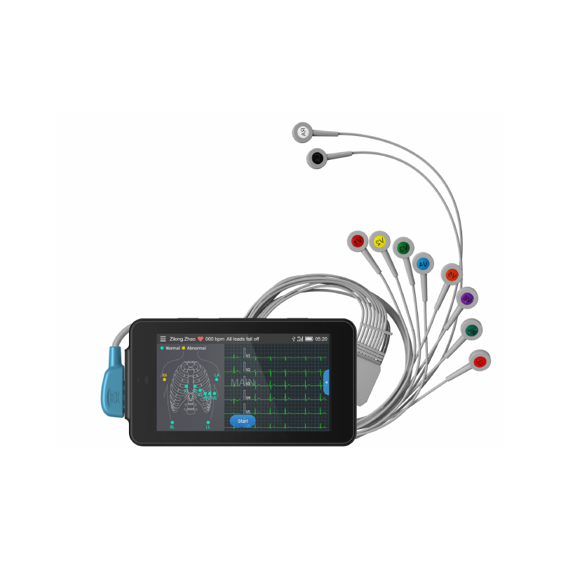 Monitor de presión arterial de la máquina de ECG de bolsillo PCECG-500